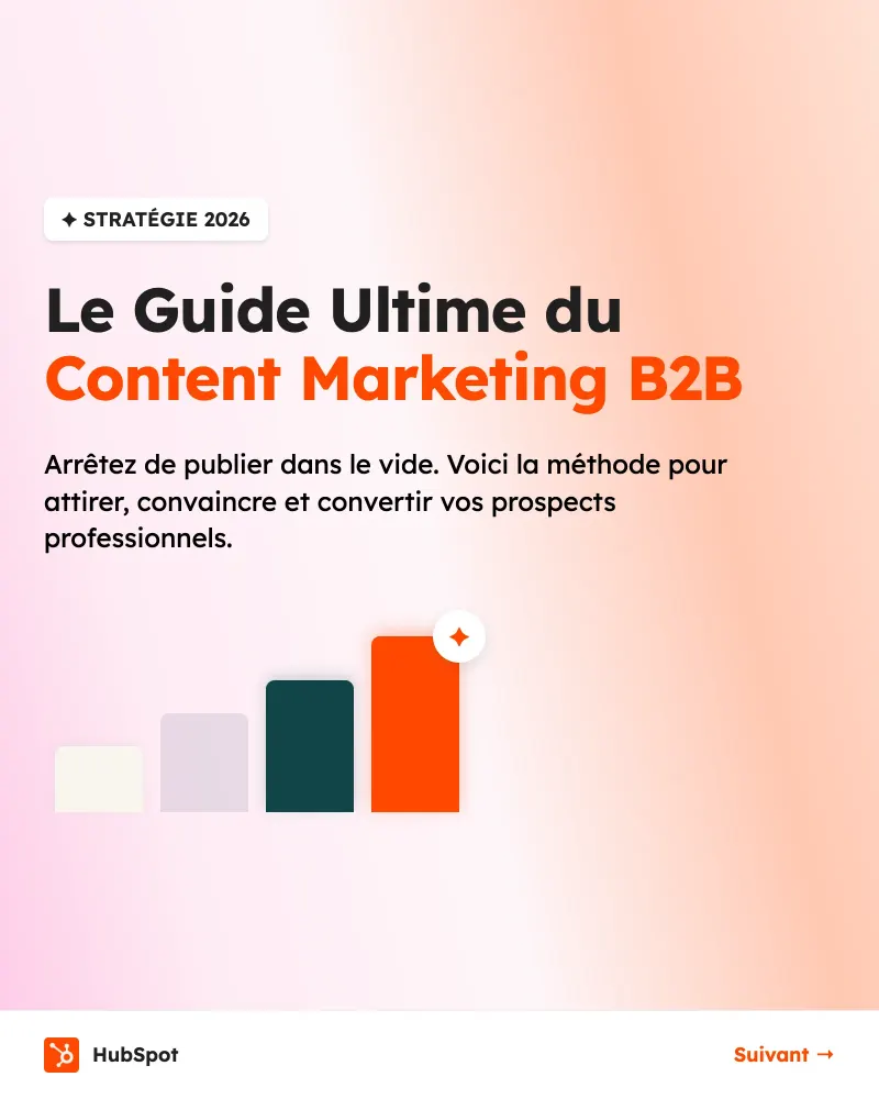 Guide du content marketing B2B - slide 1